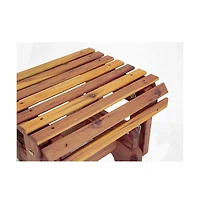 American Furniture Classics Cedar Adirondack Glider W Gliding Ottoman