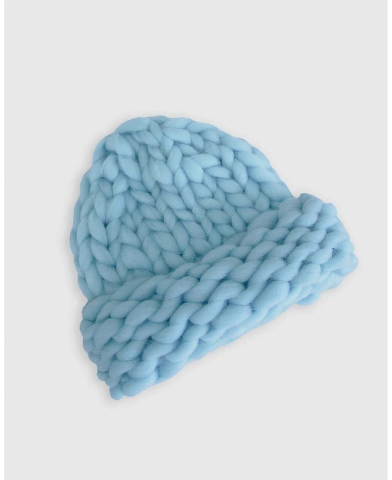 Belle & Bloom Snowflake Hand Knitted Beanie