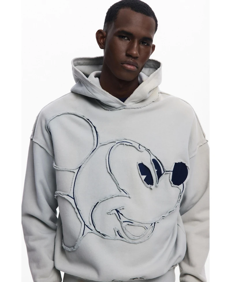 Desigual Men's Denim sweatshirt Mickey Mouse