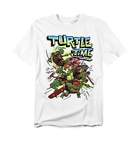 Logovision Men's Tmnt Mutant Mayhem Turtle Time Group T-Shirt
