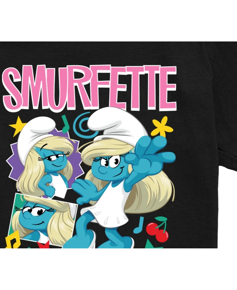 Smurfs Big Boys Bold Poses Graphic T-Shirt