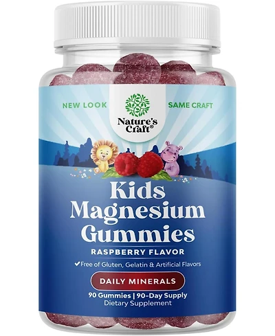 Nature's Craft Kids Magnesium Gummies, Nature's Craft, 90ct