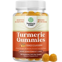 Nature's Craft Turmeric Gummies, Extra Strength Joint Support Gummies with Turmeric Curcumin with Black Pepper Extract and Ginger, Nature's Craft, 120
