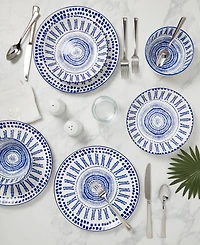 Haven Blue Mykonos 12 Pc. Dinnerware Set, Service for 4