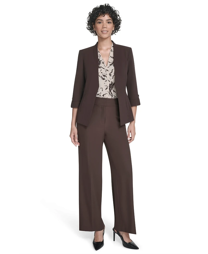 Calvin Klein Petite Open Front Jacket