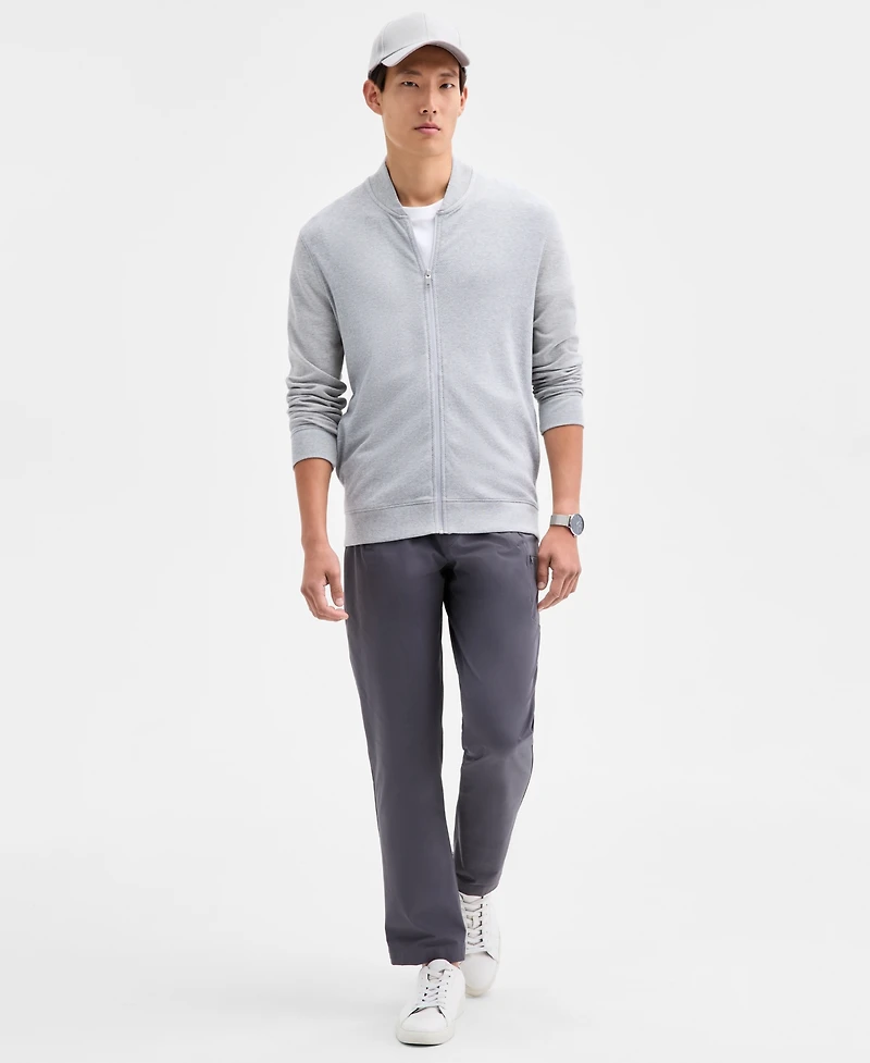 Alfani Men's Pique Knit Bomber Jacket, Created for Macy's