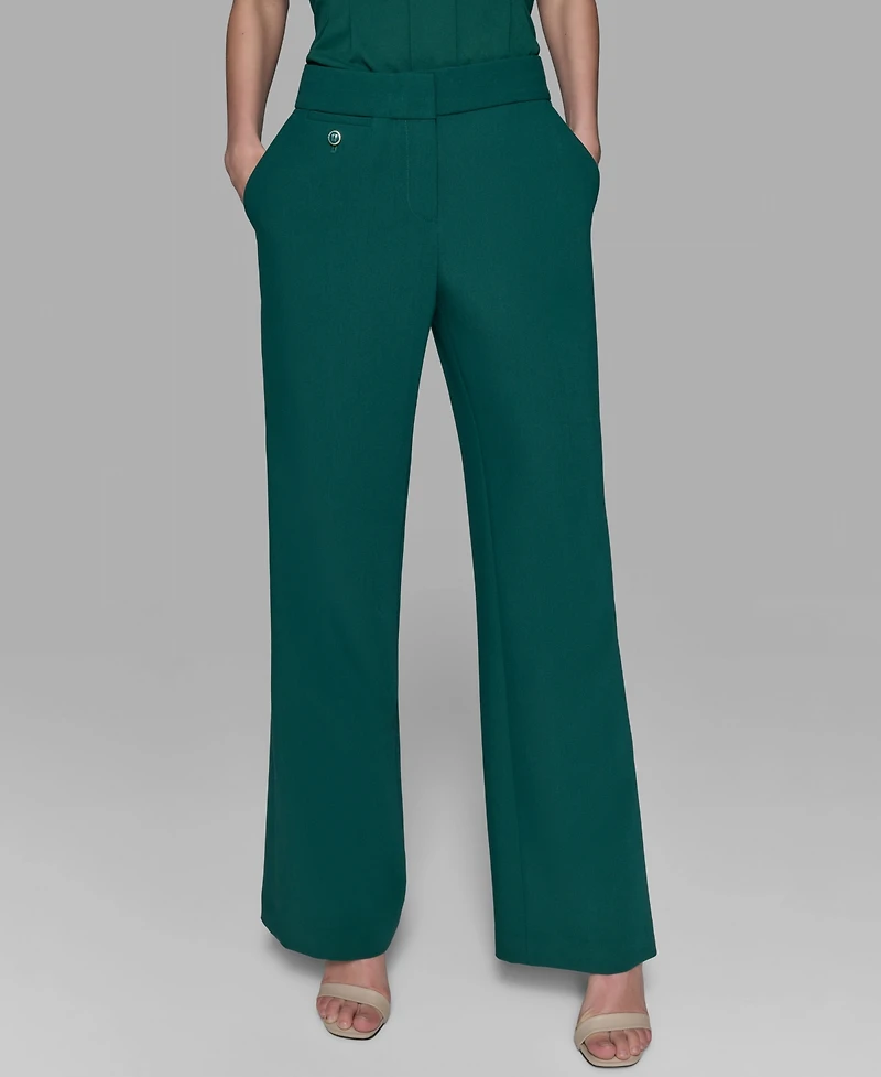 Karl Lagerfeld Paris Women's Straight-Leg Pants