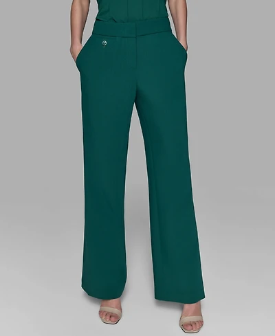 Karl Lagerfeld Paris Women's Straight-Leg Pants