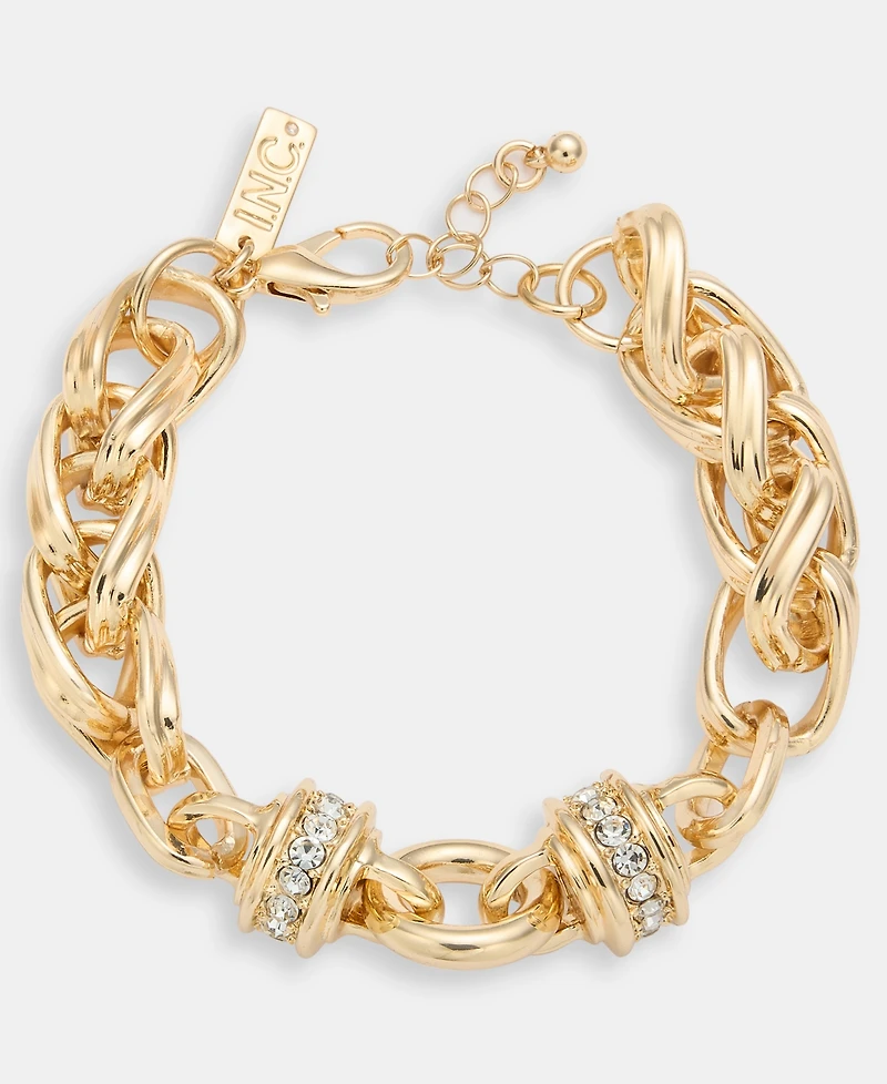 I.n.c. International Concepts Pave Link Bracelet, Macy's Exclusive