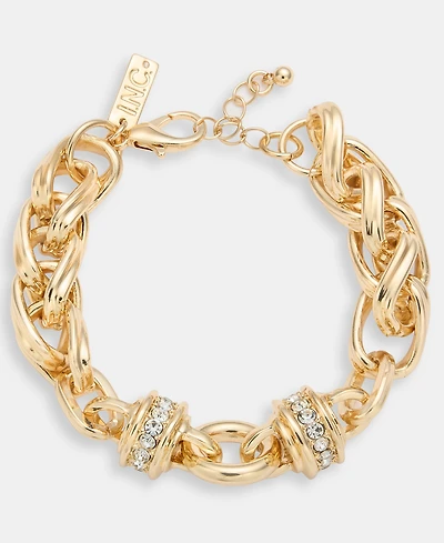 I.n.c. International Concepts Pave Link Bracelet, Macy's Exclusive