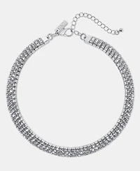 I.n.c. International Concepts Crystal Multirow Flex Necklace, Macy's Exclusive