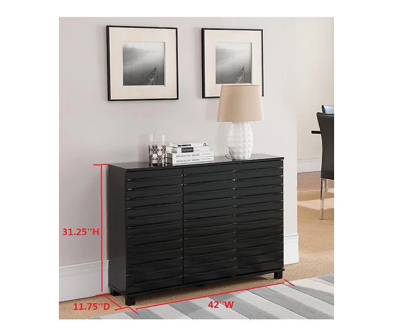 Kings Brand Furniture Sideboard Buffet Console Table Cabinet with Storage for Kitchen Dining Room and Living Room