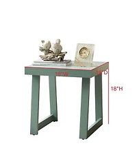Kings Brand Furniture Charlie Side Table, End Table for Living Room, Nightstand Bedroom, Couch