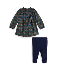 Polo Ralph Lauren Baby Girls 2-Piece Floral Jersey Top and Leggings Set