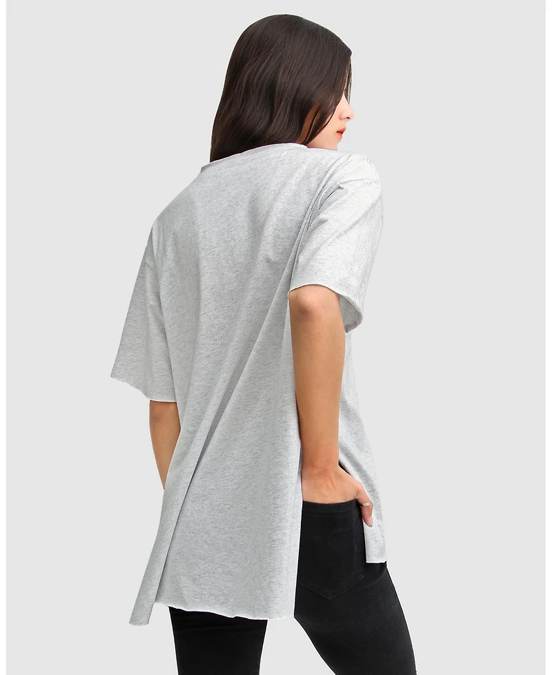 Belle & Bloom Women's Brave Soul Oversized T Shirt