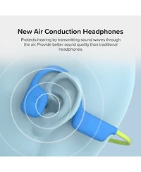 myFirst Headphones Airwaves - Truly Wireless, Bluetooth, Open-Ear headphones for Kids