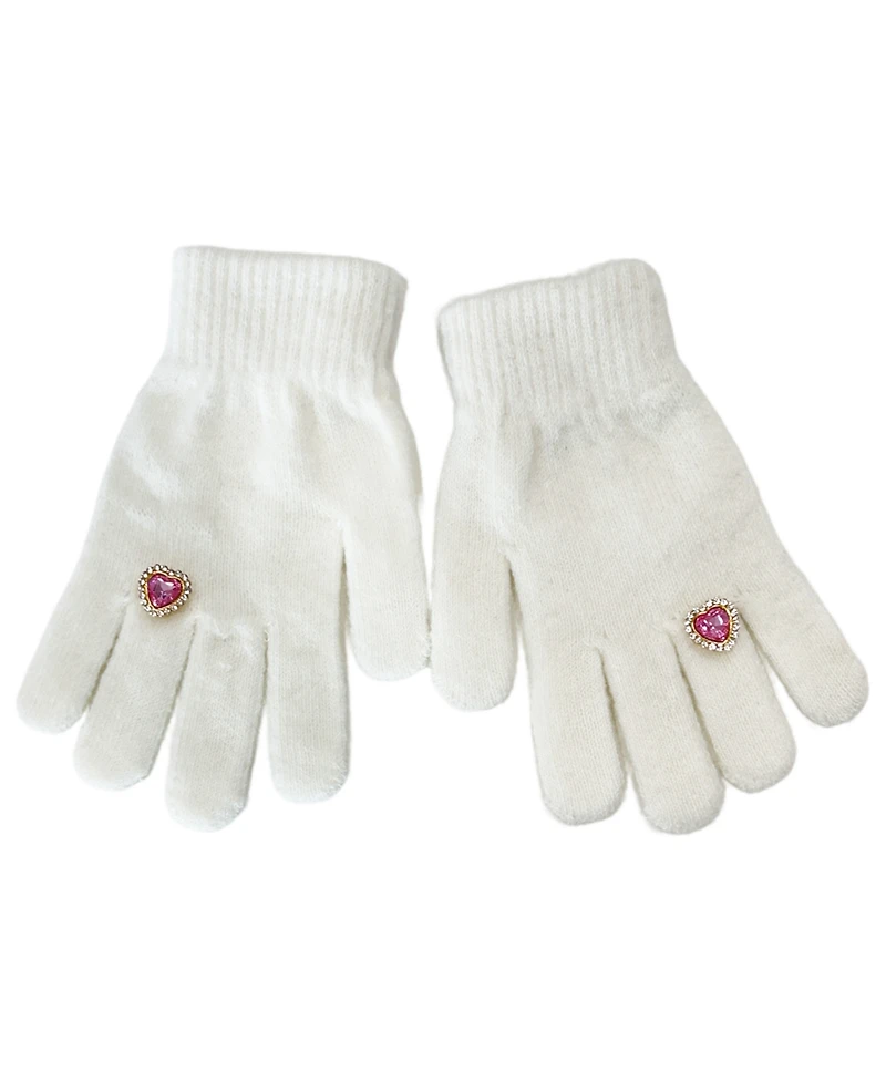 InMocean Big Girls 3-Piece Hat, Gloves, and Scarf Set