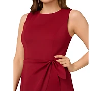 Adrianna Papell Women's Sleeveless Scuba Midi Dress