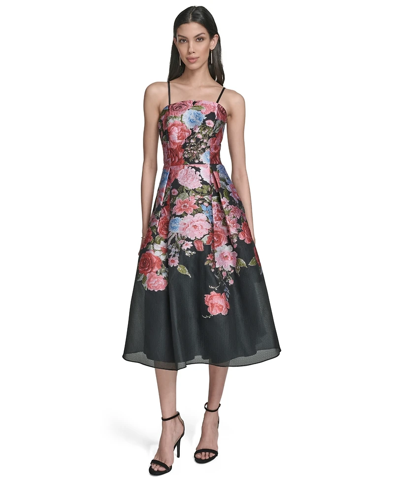 Eliza J Women's Strapless Midi Dress