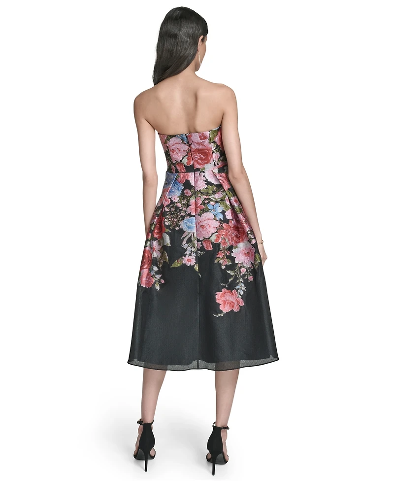 Eliza J Women's Strapless Midi Dress