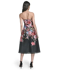 Eliza J Women's Strapless Midi Dress