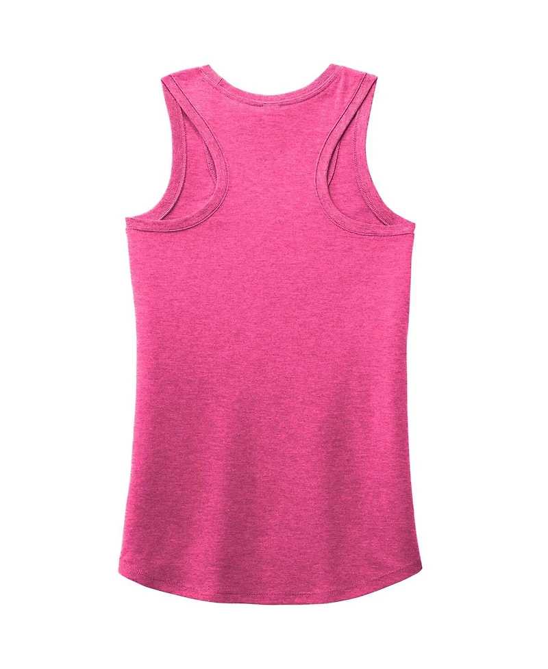 Joe Gibbs Racing Team Collection Women's Pink Denny Hamlin Name Number Racerback Tank Top