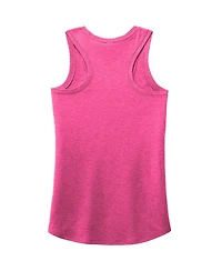 Joe Gibbs Racing Team Collection Women's Pink Denny Hamlin Name Number Racerback Tank Top