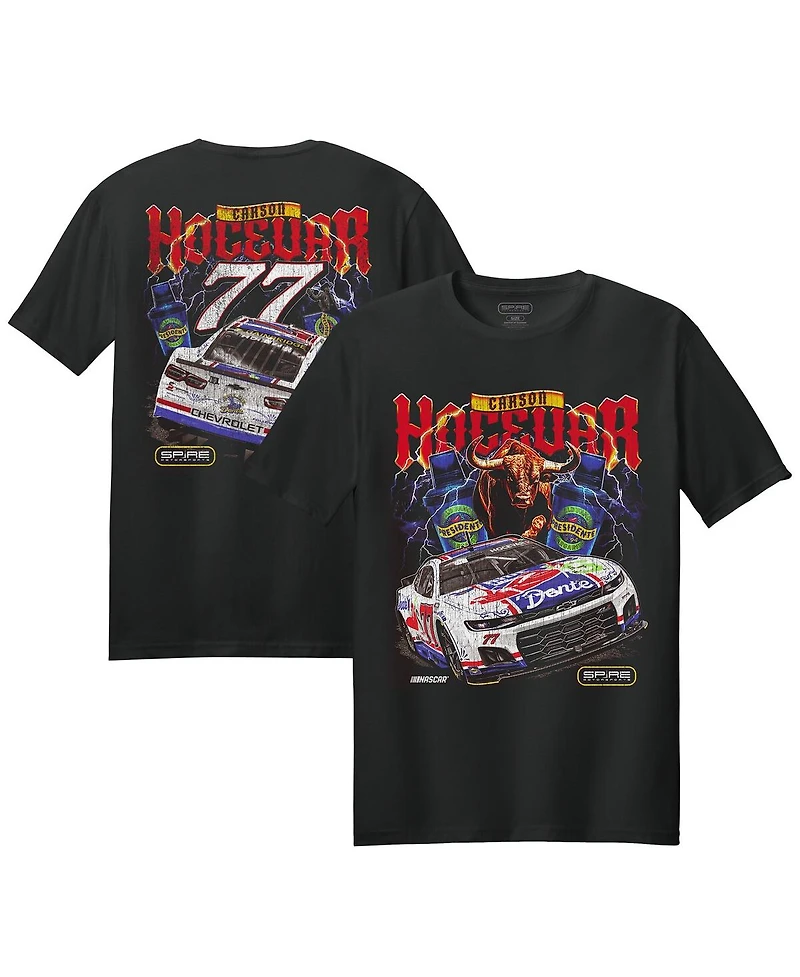 Spire Motorsports Men's Black Carson Hocevar Chili's Car T-Shirt
