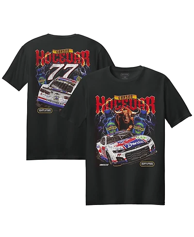 Spire Motorsports Men's Black Carson Hocevar Chili's Car T-Shirt