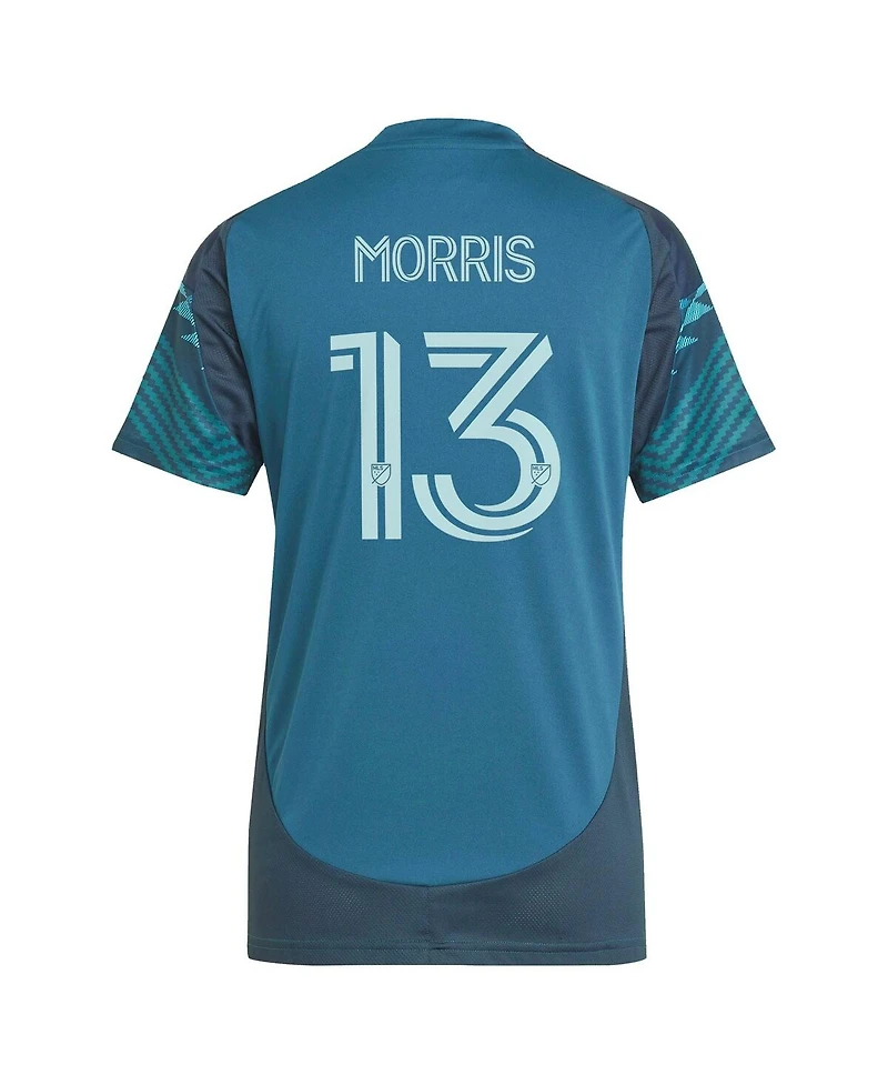 Adidas Women's Jordan Morris Blue Seattle Sounders Fc 2025 The Salish Sea Kit Replica Player Jersey