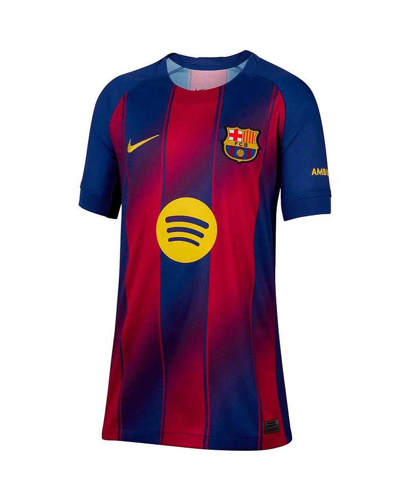 Nike Big Boys and Girls Lamine Yamal Blue Barcelona 2025/26 Home Replica Player Jersey