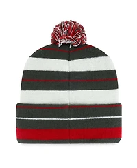 '47 Brand Men's Pewter Tampa Bay Buccaneers Powerline Cuffed Knit with Pom Hat