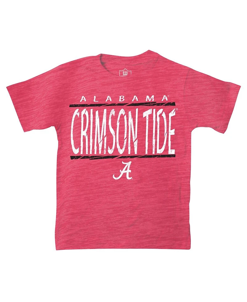 Wes & Willy Toddler Crimson Alabama Crimson/Charcoal T-Shirt and Shorts Set