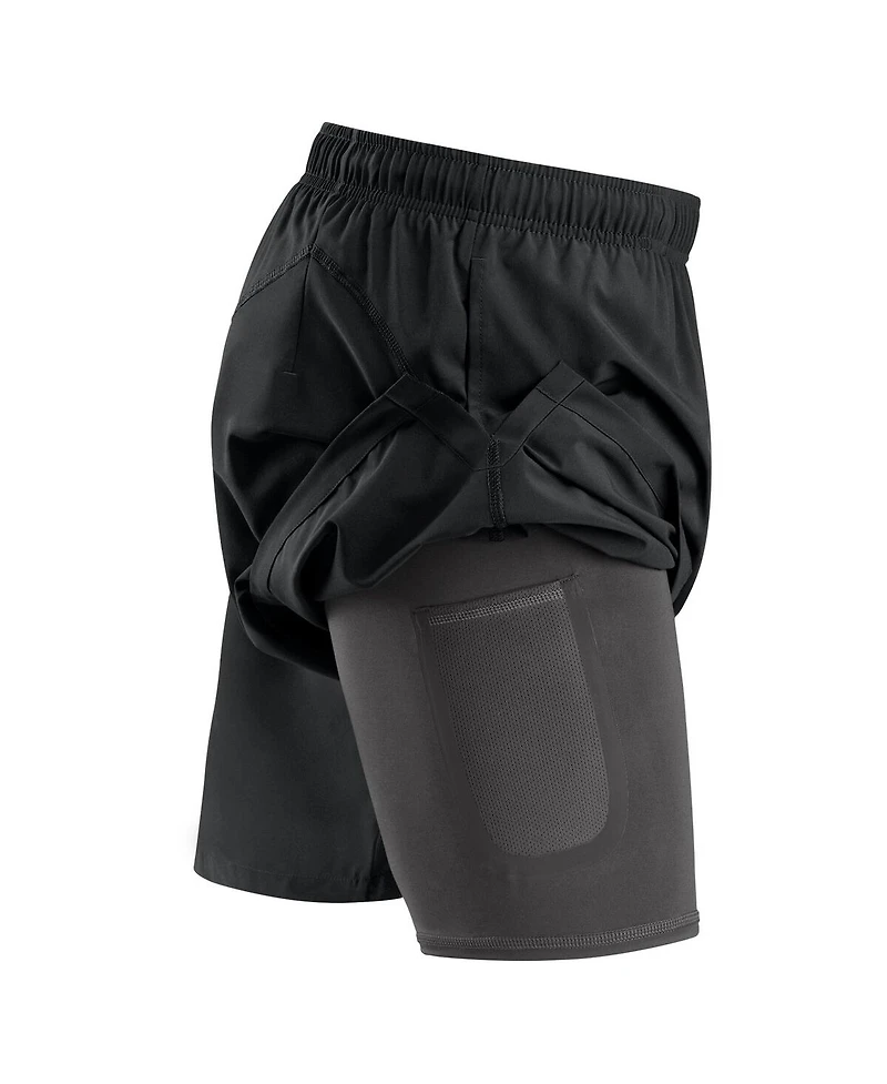 Fanatics Men's Black Boston Bruins Tech Performance Shorts