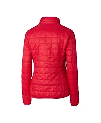 Cutter & Buck Women's Red Kansas City Chiefs Helmet Logo Rainier PrimaLoft Insulated Full-Zip Puffer Jacket