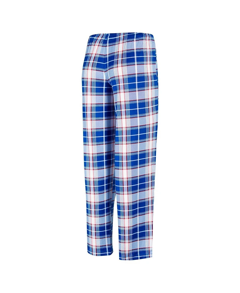 Concepts Sport Women's Royal New York Giants Ashford Plaid Knit Pants