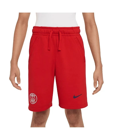 Nike Big Boys and Girls Red Paris Saint-Germain Club Shorts