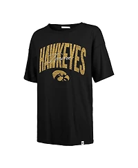 '47 Brand Women's Black Iowa Hawkeyes Muse Sadie T-Shirt