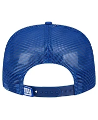 New Era Big Boys and Girls White/Royal New York Giants Distressed 9FIFTY A-Frame Snapback Hat