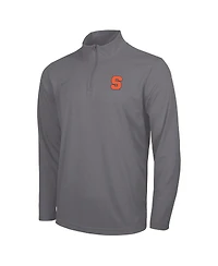 Nike Men's Gray Syracuse Orange Intensity Performance Quarter-Zip Pullover Sweatshirt