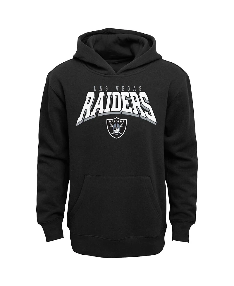 Outerstuff Toddler Las Vegas Raiders Dynamic Duo Fleece Pullover Hoodie and Sweatpants Set