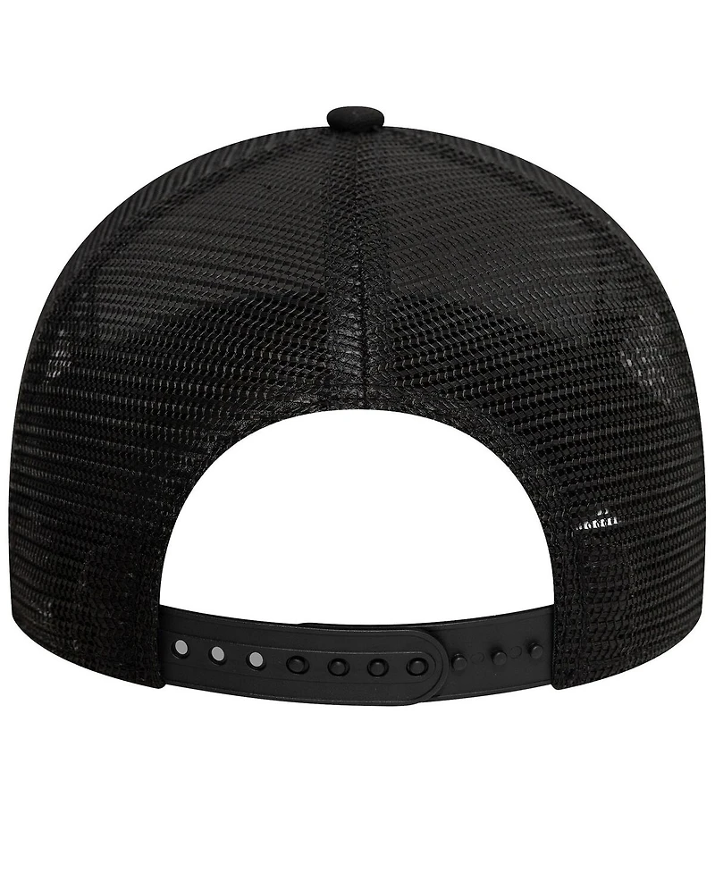 New Era Big Boys and Girls Black Newcastle United Core Trucker Adjustable Hat