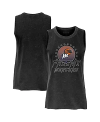 Sportiqe Women's Black Phoenix Mercury Rock Roll Collection Turner Mineral Wash Tank Top