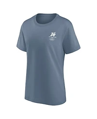 Fanatics Women's Blue Milano Cortina 2026 Winter Olympics Essentials T-Shirt
