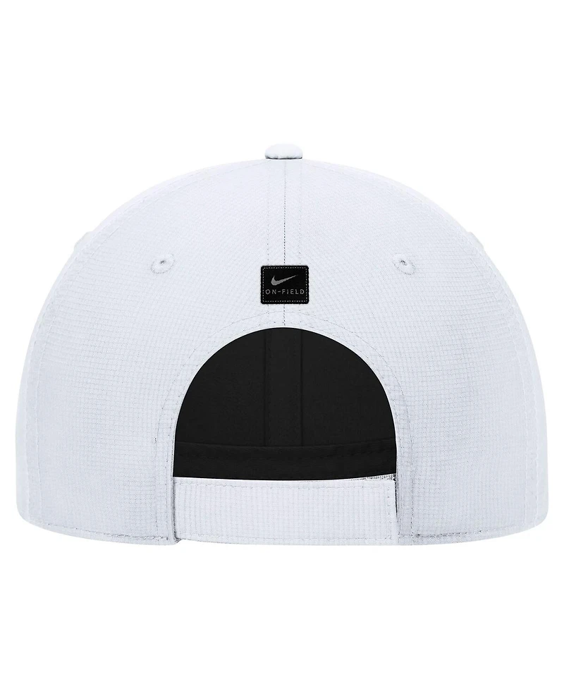 Nike Men's White Syracuse Orange 2025 On-Field Club Performance Adjustable Hat
