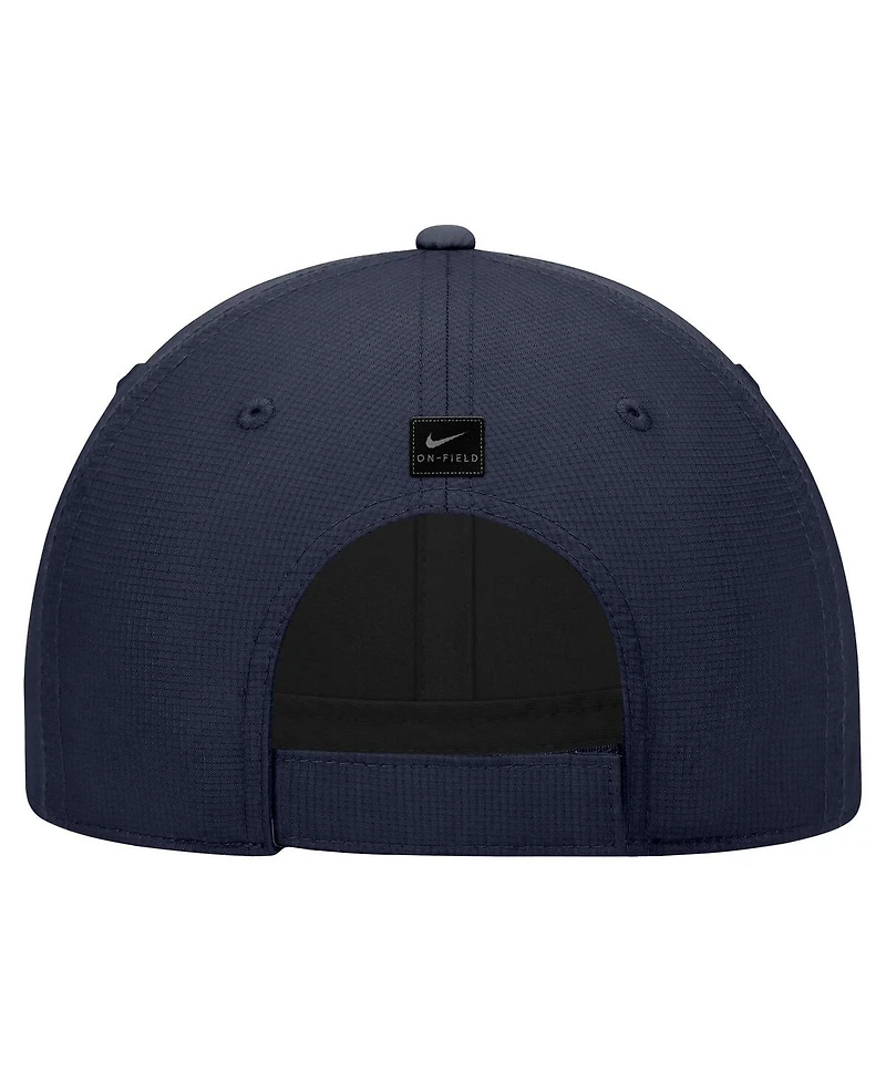Nike Men's Navy UConn Huskies 2025 On-Field Club Performance Adjustable Hat