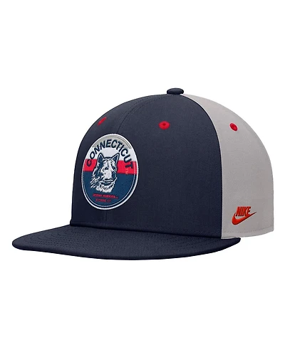 Nike Men's Navy UConn Huskies Vintage Patch Snapback Hat