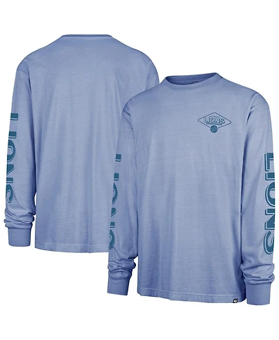 '47 Brand Men's Blue Detroit Lions Cairn Ravine Foundation Long Sleeve T-Shirt