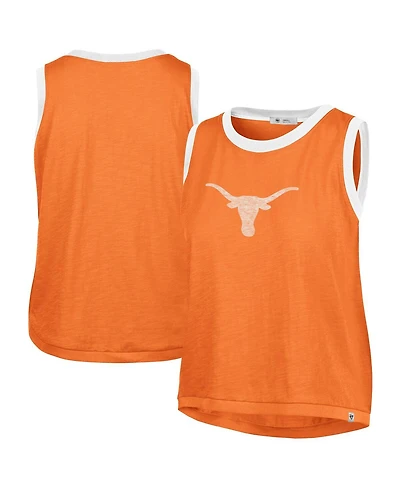 '47 Brand Women's Texas Orange Longhorns Premier Ringer Tank Top