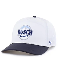 '47 Brand Men's White/Navy Ross Chastain Brrr Busch Light Rope Hitch Adjustable Hat